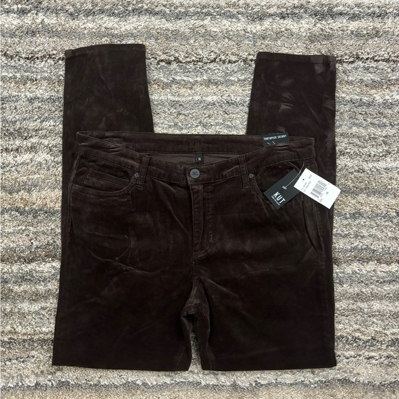 KUT From The Kloth Corduroy Toothpick Skinny Jeans Sz 14 NWT | KUT Skinny Jeans- - Picture 7 of 15